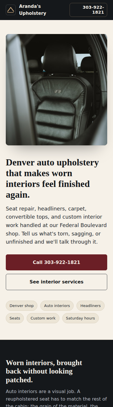 Aranda's Upholstery supporting image